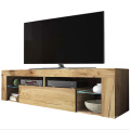 Meuble TV LED en bois UV haute brillance